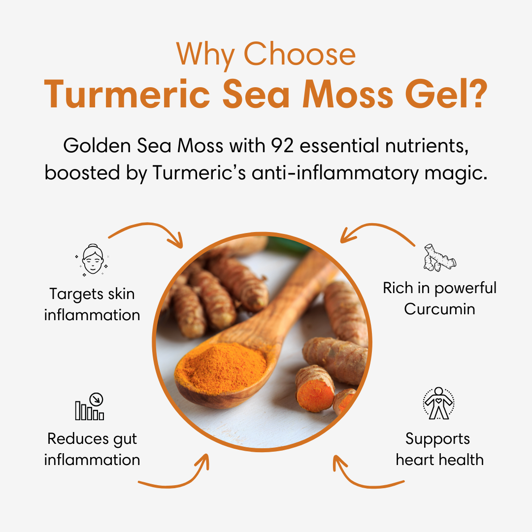 Sea Moss Gel With Turmeric