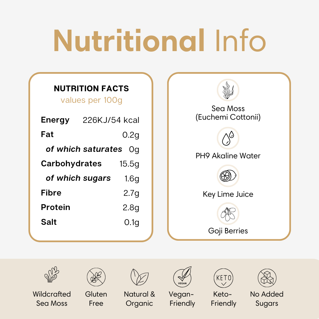 Sea Moss Gel With Goji Berry